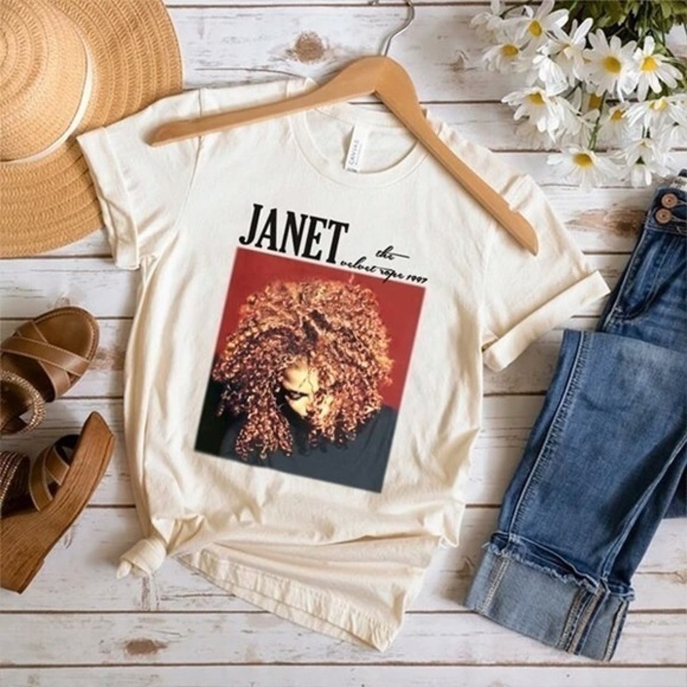 Janet Jackson Velvet Rope T Shirt, Janet Jackson Unisex T-Shirt